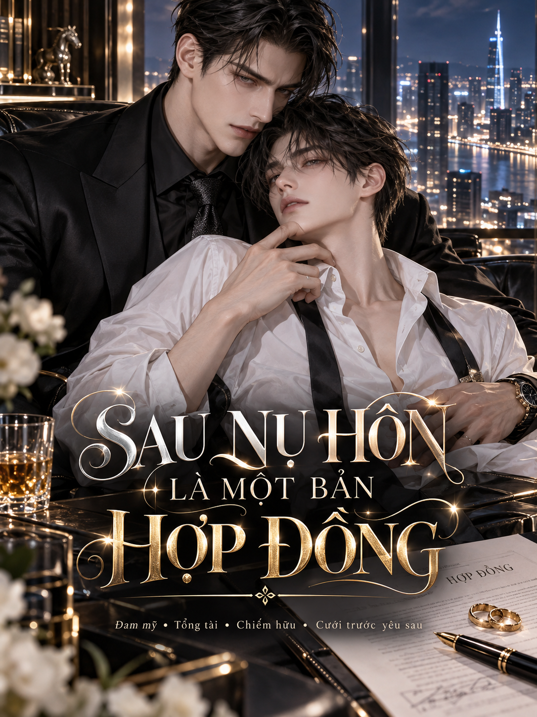 Bìa truyện SAU NỤ HÔN LÀ MỘT BẢN HỢP ĐỒNG