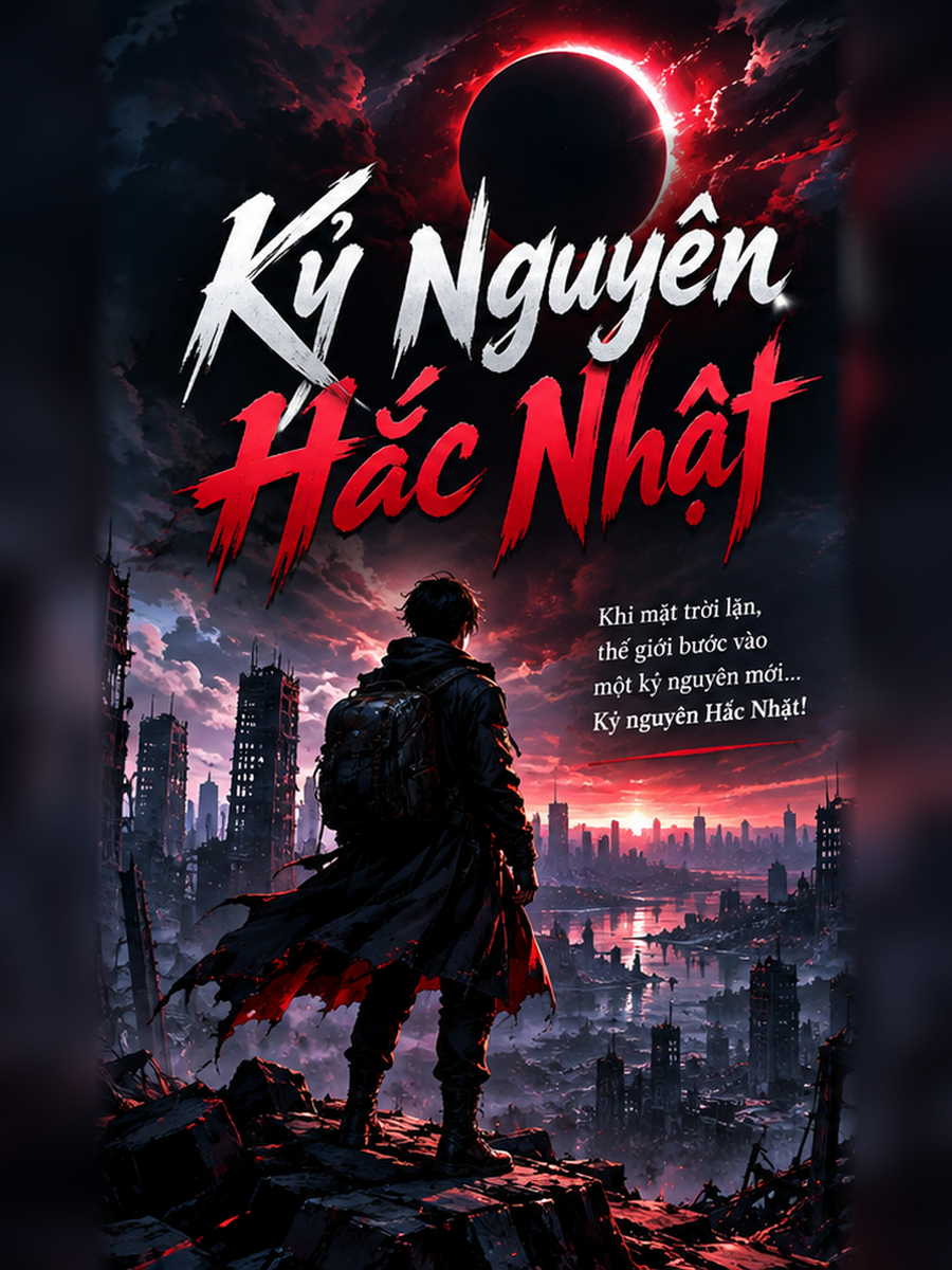 Bìa truyện KỶ NGUYÊN HẮC NHẬT: TA NGHE ĐƯỢC TIẾNG NÓI TỪ TƯƠNG LAI